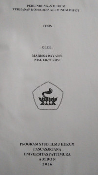 Image of Perlindungan Hukum Terhadap Konsumen Air Minum Depot