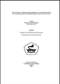 Image of Pelanggaran Terhadap Hak Kekebalan Agen Diplomatik dan Dampak Hukumnya Berdasarkan Konvensi Wina 1961