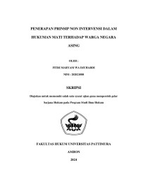 Image of Penerapan Prinsip Non-intervensi 
Dalam Hukuman Mati Terhadap Warga Negara Asing,