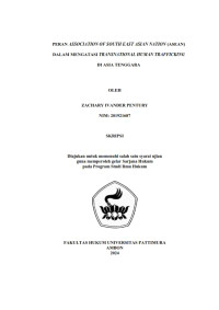Image of PERAN 
ASSOCIATION OF SOUTH EAST ASIAN NATION (ASEAN) 
DALAM MENGATASI TRANSNATIONAL HUMAN TRAFFICKING  
DI ASIA TENGGARA,