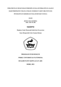 Image of Perlindungan Hukum Bagi Perempuan Dalam Perkawinan Kajian Dari Perspektif Undang-Undang Nomor 23 Tahun 2004 Tentang Penghapusan Kekerasa Dalam Rumah Tangga