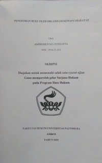 Image of Penertiban Buku Oleh Organisasi Kemasyarakatan