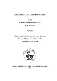 Image of Akibat Hukum Jual Beli Tanah Hibah.