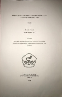Image of Perlindungan Hukum Terhadap Anak-Anak yang 
Terinfeksi HIV/AIDS,