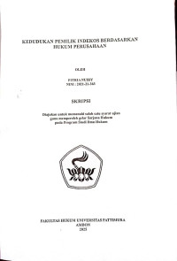 Image of Kedudukan Pemilik Indekos Berdasarkan Hukum 
Perusahaan,