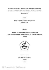 Image of Fungsi International Organization For Migration Dalam Penanganan Pengungsi Warga Sipil Dalam Situasi Konflik Bersenjata