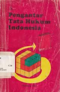 Image of Pengantar Tata Hukum Indonesia