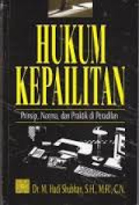 Image of Hukum Kepailitan Prinsip, Norma Dan Praktek Di Peradilan