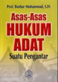 Image of Asas-Asas Hukum Adat Suatu Pengantar