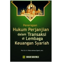 Image of Penerapan Hukum Perjanjian Dalam Transaksi Di Lembaga Keuangan Syariah