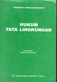 Image of Hukum Tata Lingkungan Cetakan Kesembilan Belas