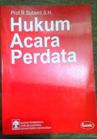 Image of Hukum Acara Perdata