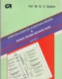 Image of Contoh-Contoh Kontrak, Rekes & Surat Resmi Sehari-Hari Jilid 1